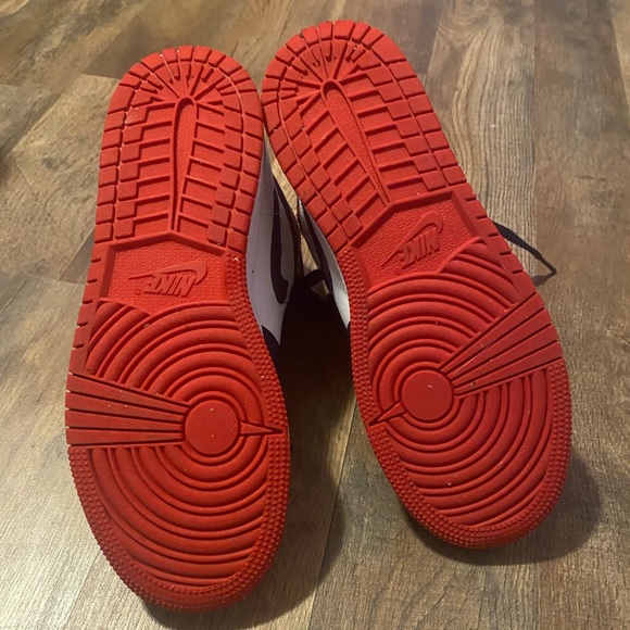 Navy blue and Red Air Jordan’s - Picture 7 of 8